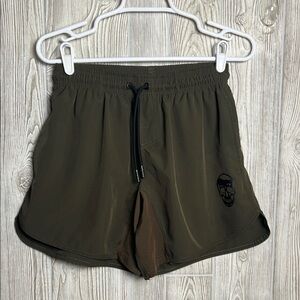 Men’s Gym Reapers training shorts olive green size medium